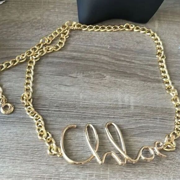 Logo Chain Belt